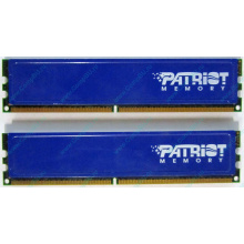 Память 1Gb (2x512Mb) DDR2 Patriot PSD251253381H pc4200 533MHz (Солнечногорск)